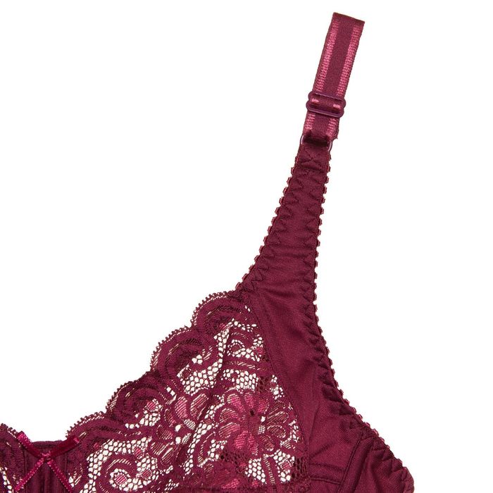 Бюстгальтер женский М-35 цвет рубин, р-р 85C