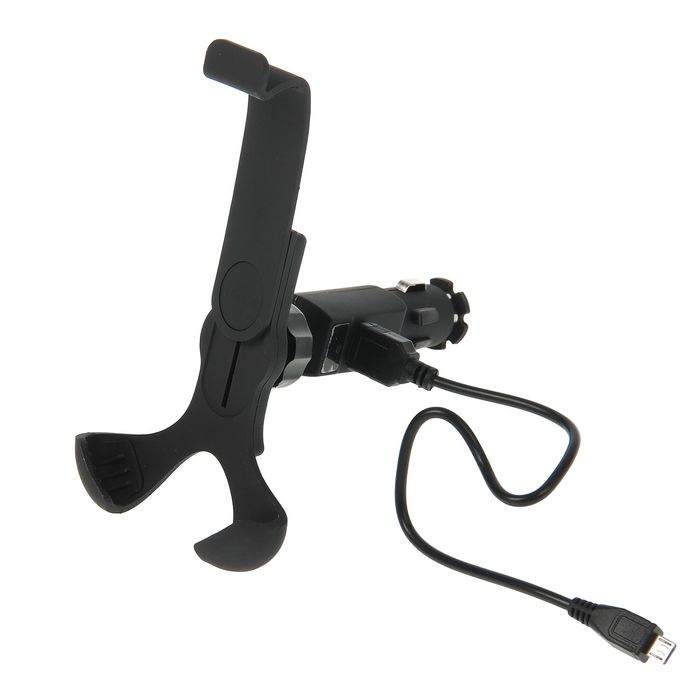 Держатель универсальный Nova Bright, с USB зарядным устройством, 110-140 мм