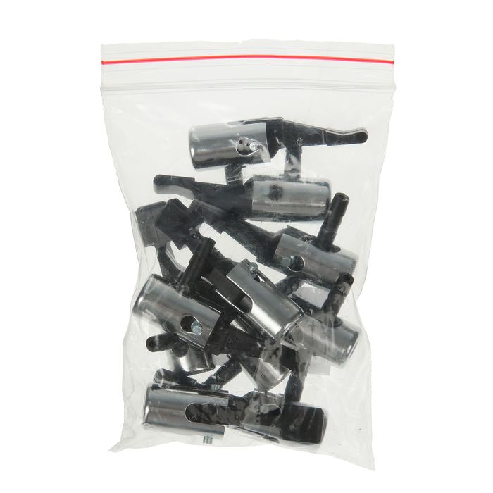 Наконечник насоса, быстросъемный, пластик-хром, большой, 10 шт.