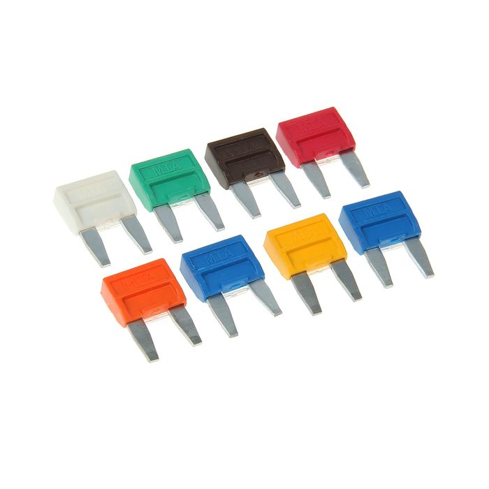 Предохранители флажковые MTA, mini, набор 8 шт.