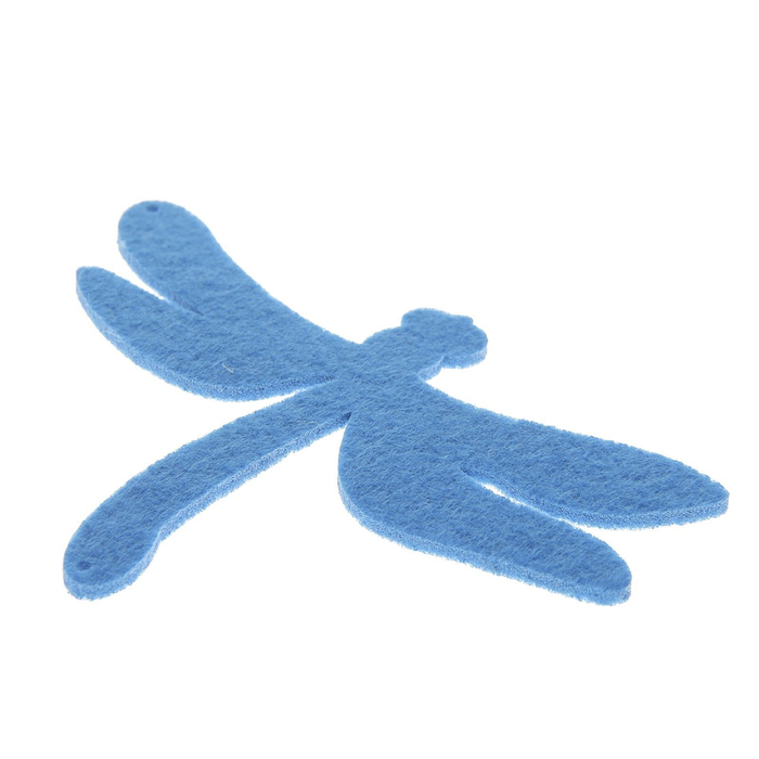 Декоративный элемент из фетра "Стрекоза" МИКС 10х10 см