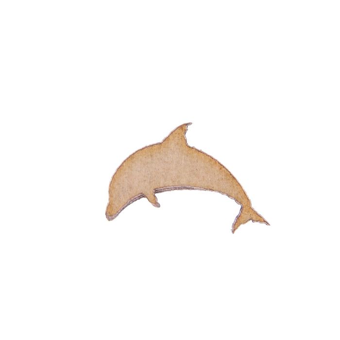 Набор декоративных элементов из фанеры №28 "Дельфин" 16шт 1,5х2,2 см