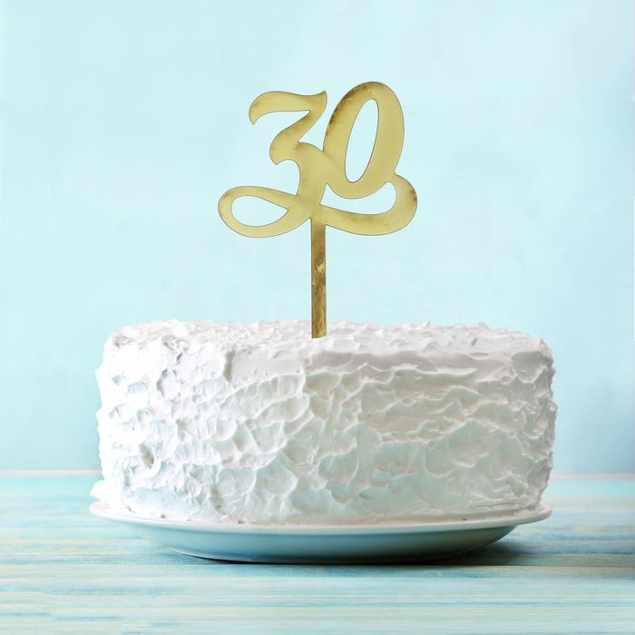 Топпер в торт "30"