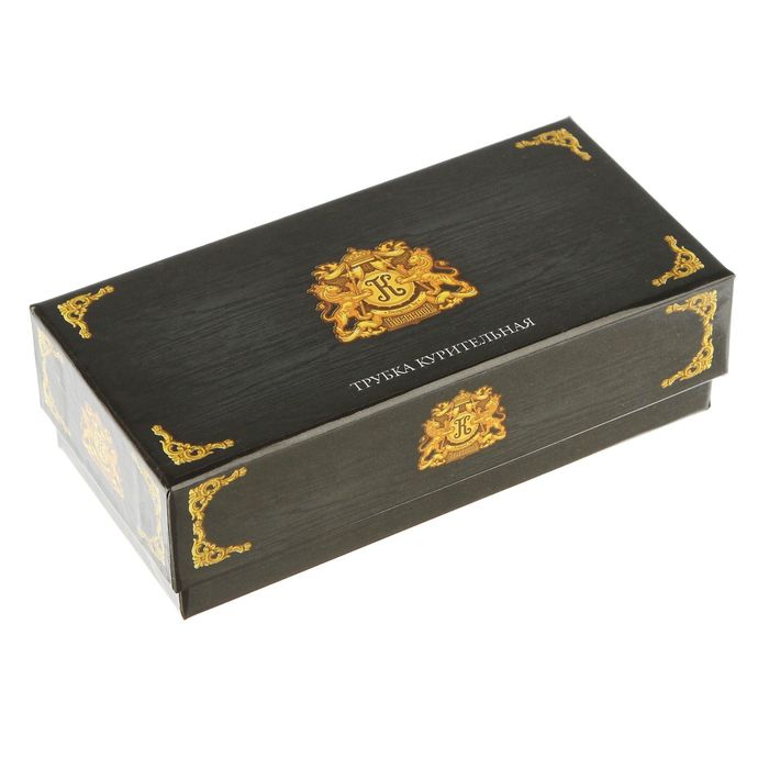 Трубка классическая, цвет коричневый, 13*3*5 см