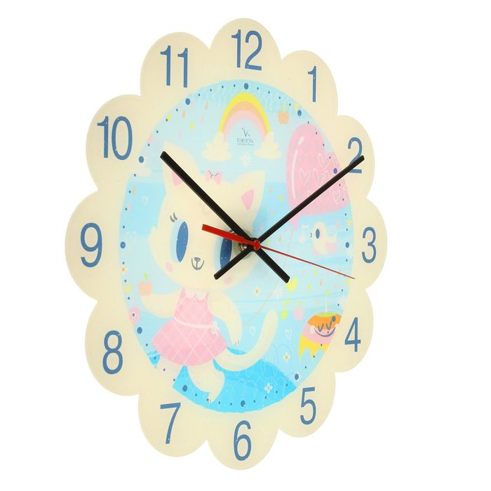 Часы Настенные детские "Кошечка"