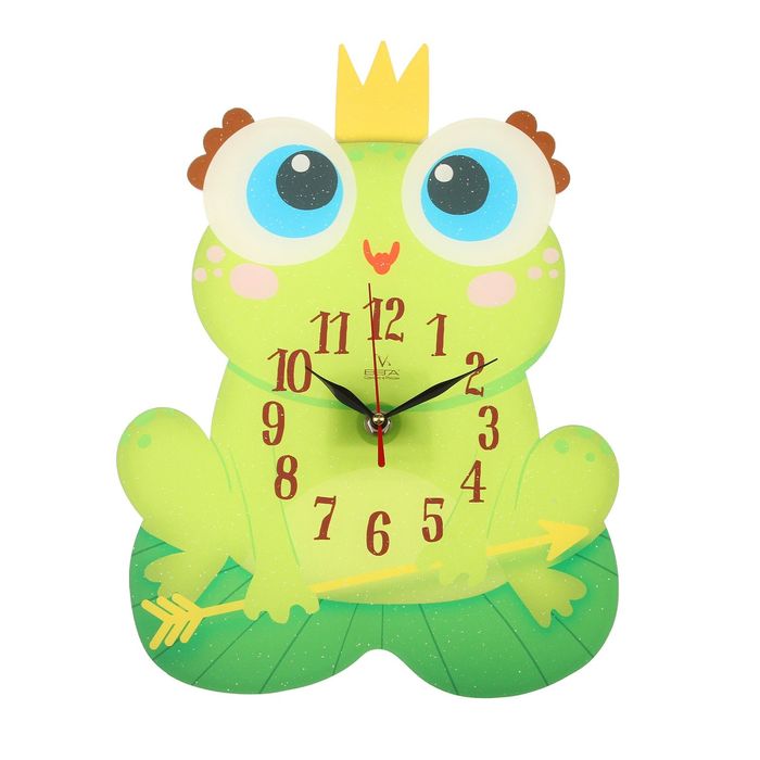 Часы настенные детские "Лягушка"