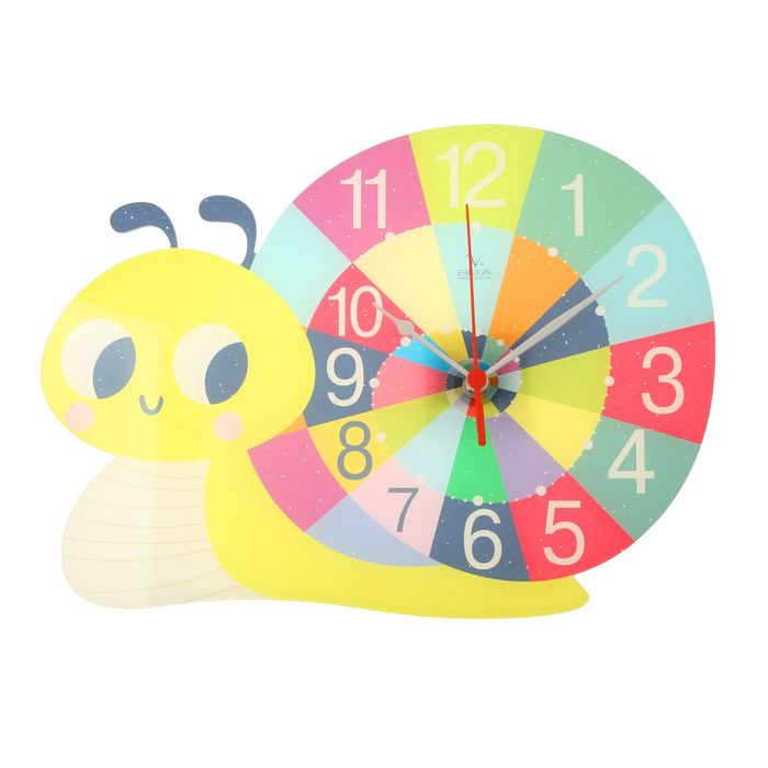 Часы настенные детские "Улитка"