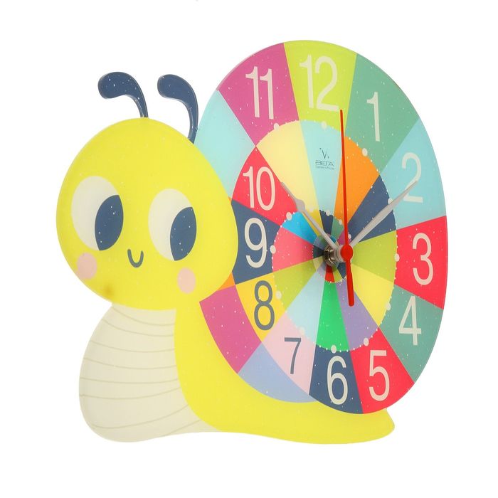 Часы настенные детские "Улитка"