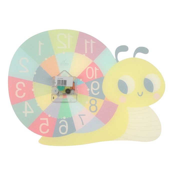 Часы настенные детские "Улитка"