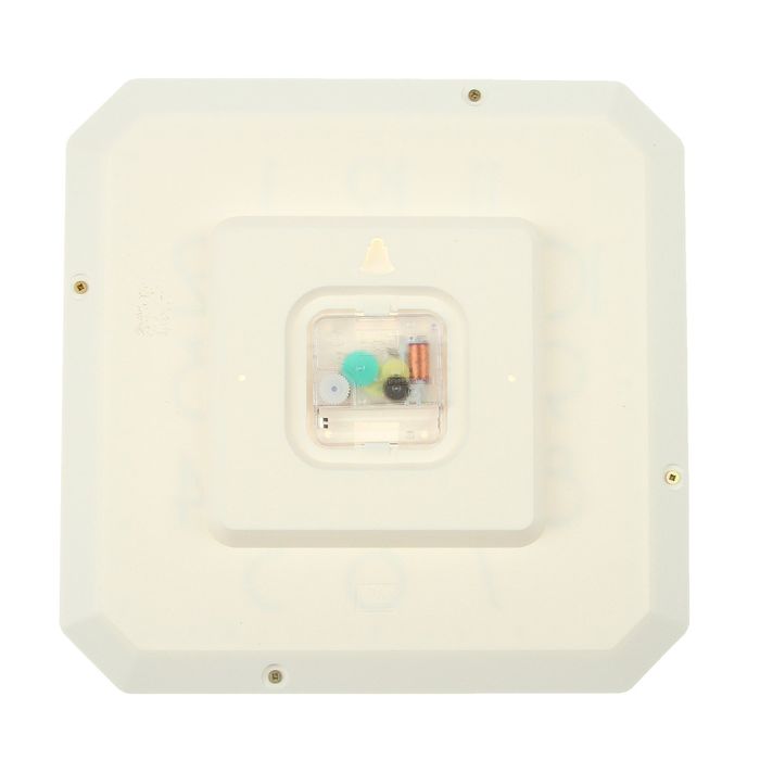 Часы настенные квадратные "Классика", белая рамка, 28х28 см