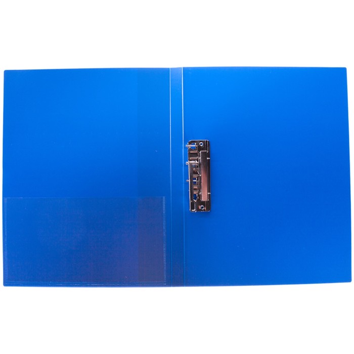 Папка с зажимом А4, 17 мм, 700 мкм Standard, синяя