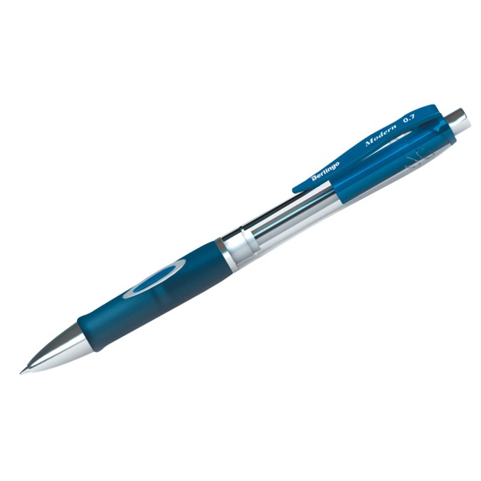 Ручка шариковая автоматическая Modern, узел 0.7 мм, чернила синие, грип