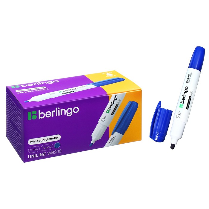 Маркер для доски 2.0 мм Berlingo, синий