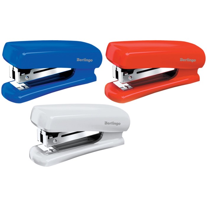 Степлер-мини №10 до 10 листов, пластиковый корпус, микс