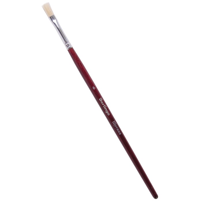 Кисть ЩЕТИНА плоская №06