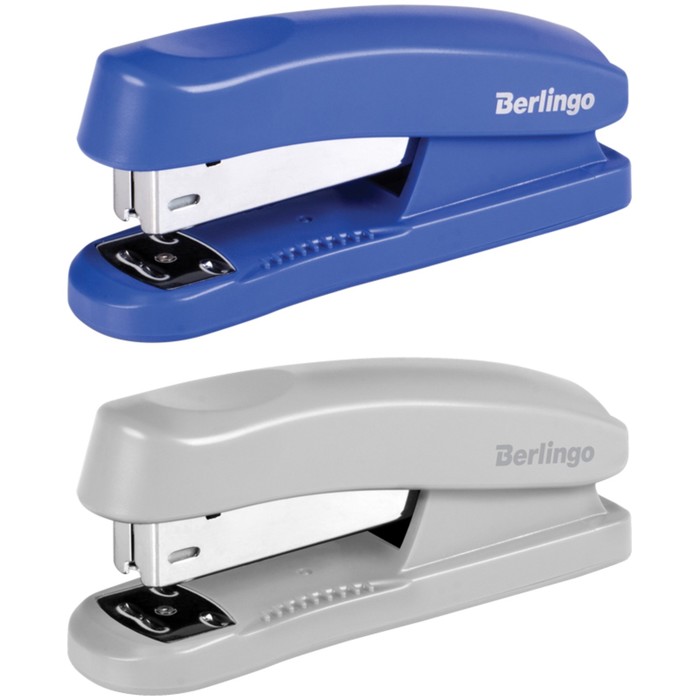 Степлер №24/6, 26/6 до 30 листов, пластиковый корпус, микс