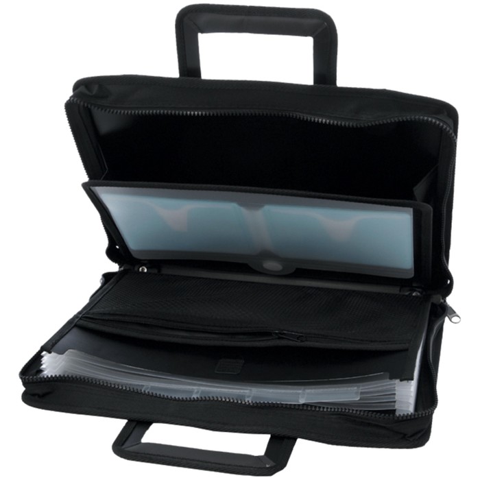 Папка-портфель 1 отделение Silk Touch, 700 мкм, чёрный