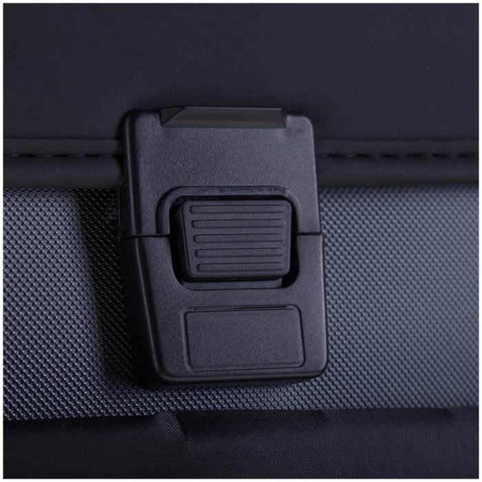 Сумка деловая 2 отделения Office Soft, полиэстер, тёмно-серый