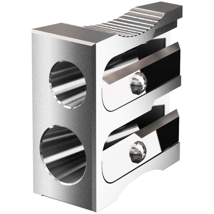 Точилка металлическая, 2 отверстия