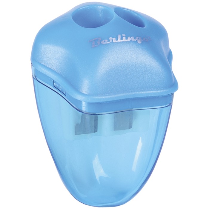 Точилка пластиковая Spike XL, 2 отверстия, контейнер, микс, дисплей