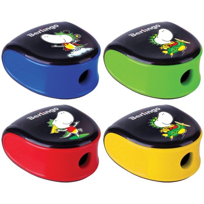 Точилка пластиковая Tiny Dragon 1 отверстие, контейнер, микс, дисплей