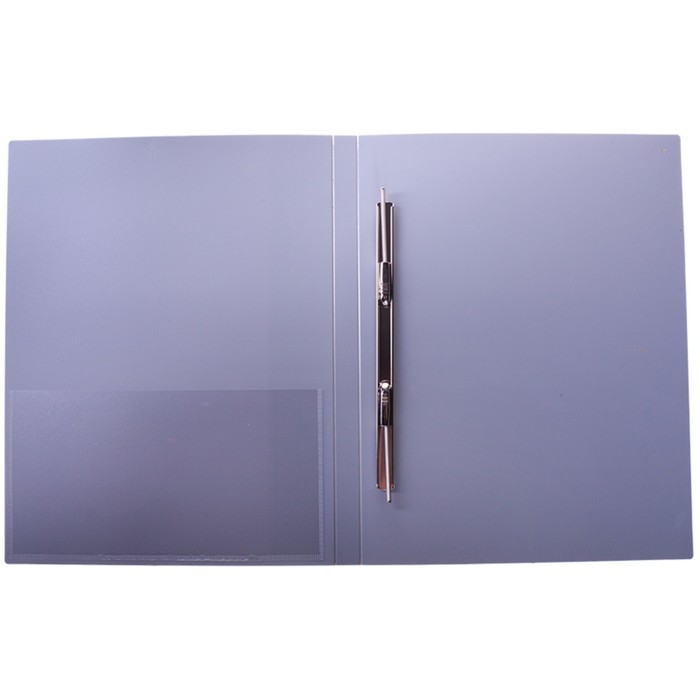 Папка c пружинным скоросшивателем А4, 17 мм, 700 мкм Standard, серая