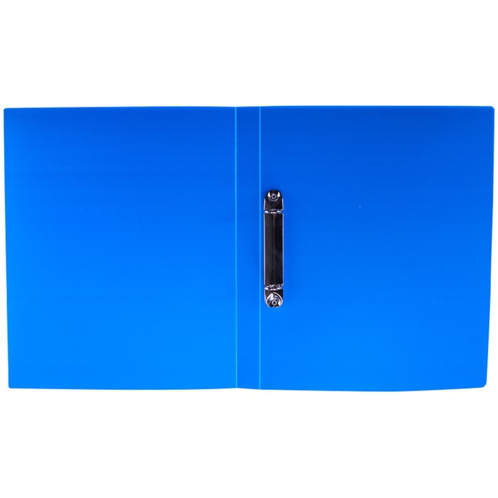 Папка на 2-х кольцах А4, 25 мм, 500 мкм Line, синяя
