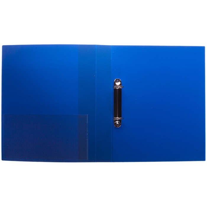 Папка на 2-х кольцах А4, 40 мм, 700 мкм Standard, синяя