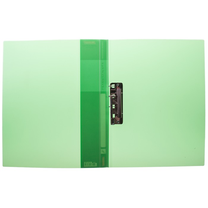 Папка с зажимом А4, 17 мм, 700 мкм Diamond, зелёная