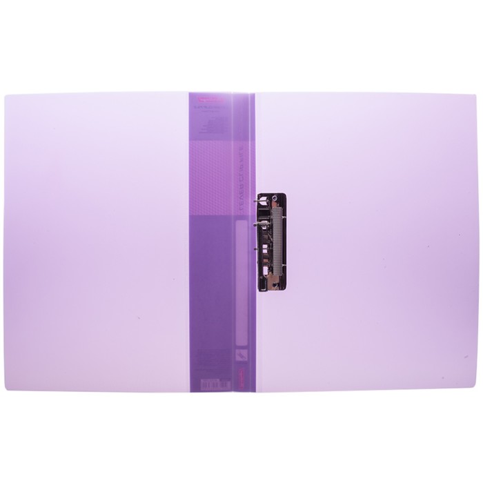 Папка с зажимом А4, 17 мм, 700 мкм Diamond, фиолетовая