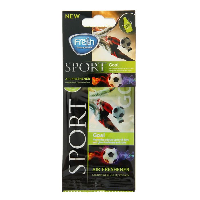 Ароматизатор "FRESH WAY", серия  VICTORY DRY SPORT, бумажный