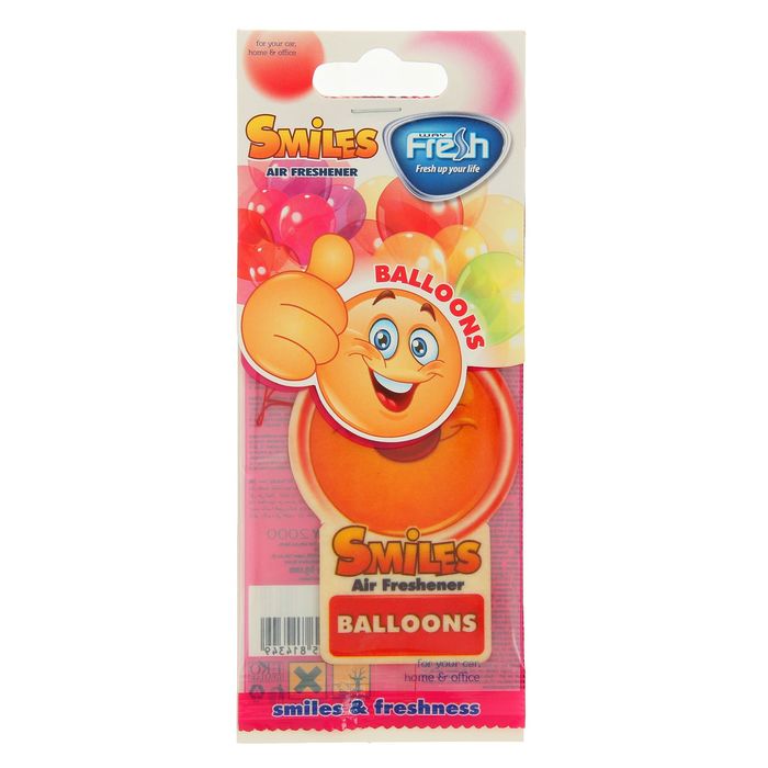 Ароматизатор "FRESH WAY", серия VICTORY Smile, запах ballons, бумажный