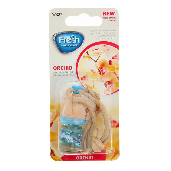 Ароматизатор "FRESH WAY", серия VICTORY WOOD, орхидея, бутылочка в блистере, 5 мл