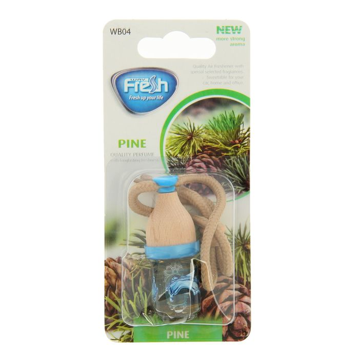 Ароматизатор "FRESH WAY", серия VICTORY WOOD, сосна, бутылочка в блистере, 5 мл