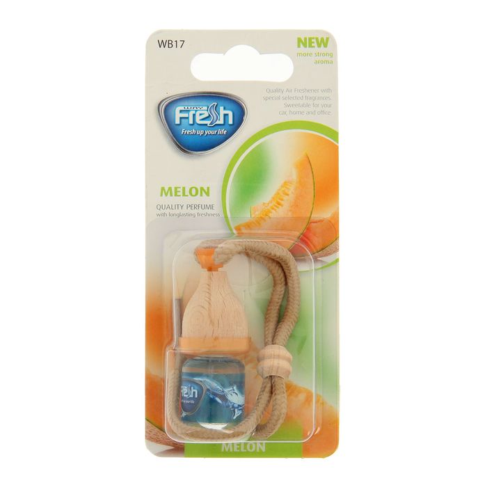Ароматизатор "FRESH WAY", серия VICTORY WOOD, дыня, бутылочка в блистере, 5 мл