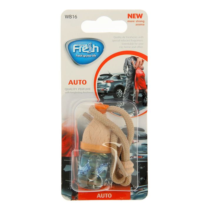 Ароматизатор "FRESH WAY", серия VICTORY WOOD, авто, бутылочка в блистере, 5 мл