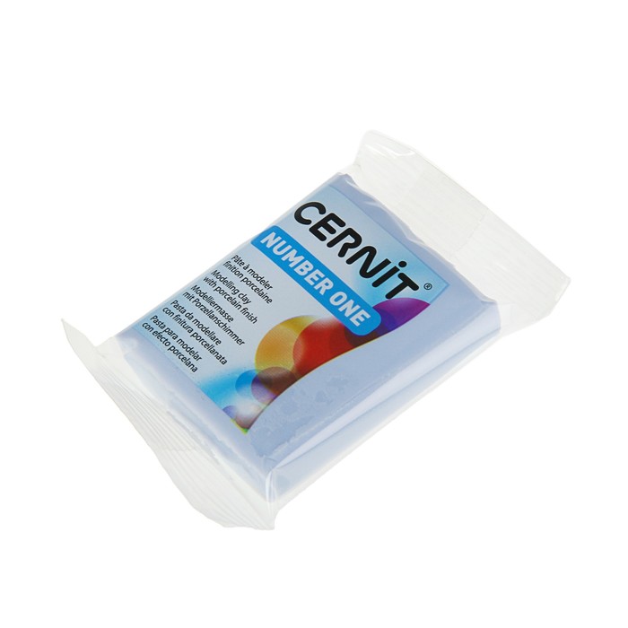 Полимерная глина запекаемая, Cernit Number One, 56 г, серо-голубая, №223