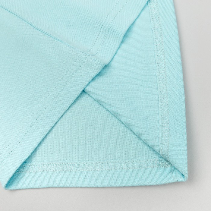 Майка для мальчика, рост 134 см, цвет светло-бирюзовый