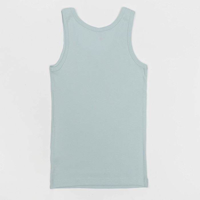 Майка для мальчика, рост 134 см, цвет светло-серый