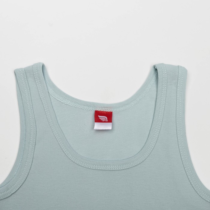 Майка для мальчика, рост 134 см, цвет светло-серый