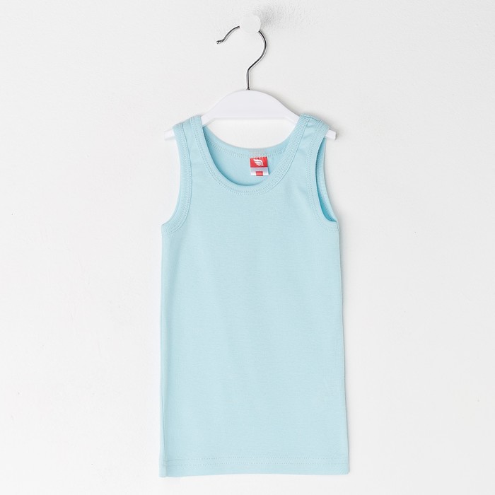 Майка для мальчика, рост 92 см, цвет светло-бирюзовый