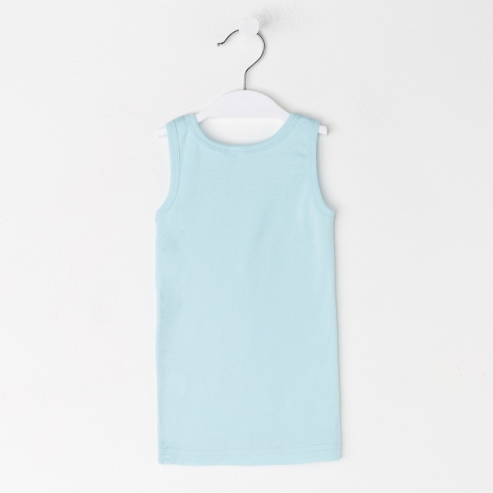 Майка для мальчика, рост 92 см, цвет светло-бирюзовый