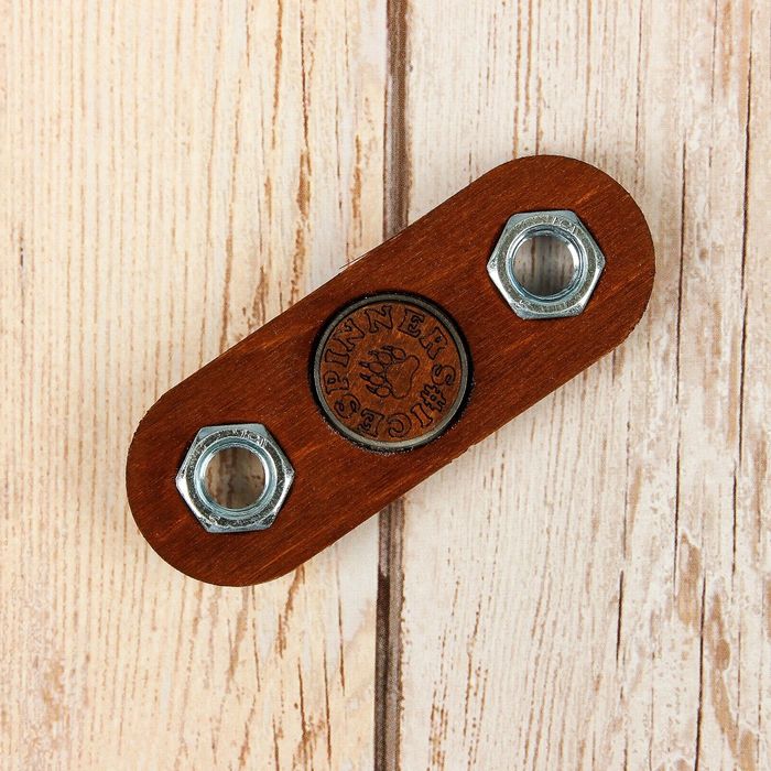 Спиннер "Овал" темное дерево