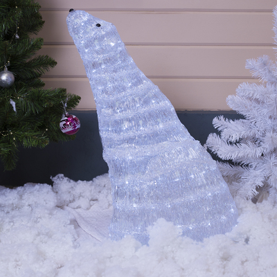 Фигура акрил. "Медведь смотрит на звезды" 55х35х80 см, 150 LED, с конр. 8р.,220V