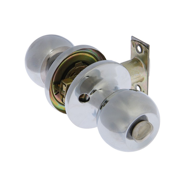 Защелка 1303, с ключом, цвет хром