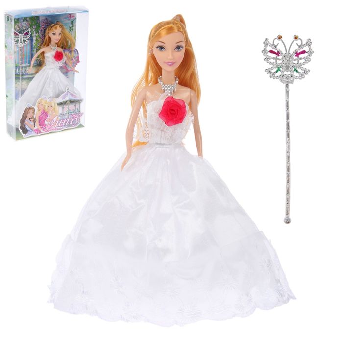 Кукла модель "Мери" в бальном платье, с аксессуарами, МИКС