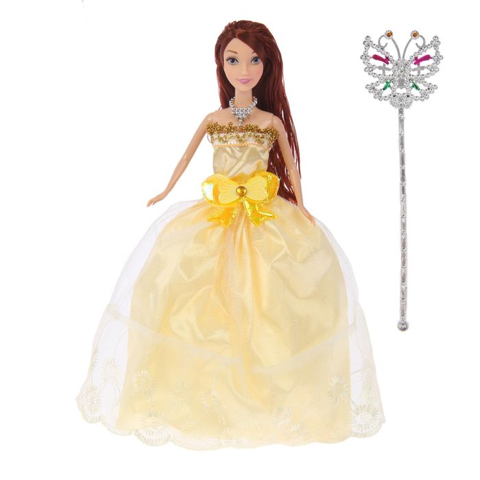 Кукла модель "Мери" в бальном платье, с аксессуарами, МИКС