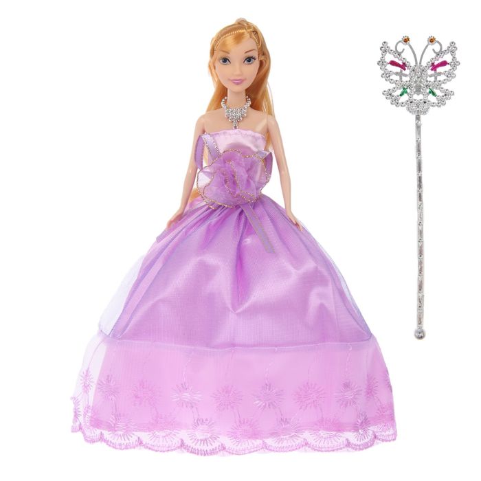 Кукла модель "Мери" в бальном платье, с аксессуарами, МИКС