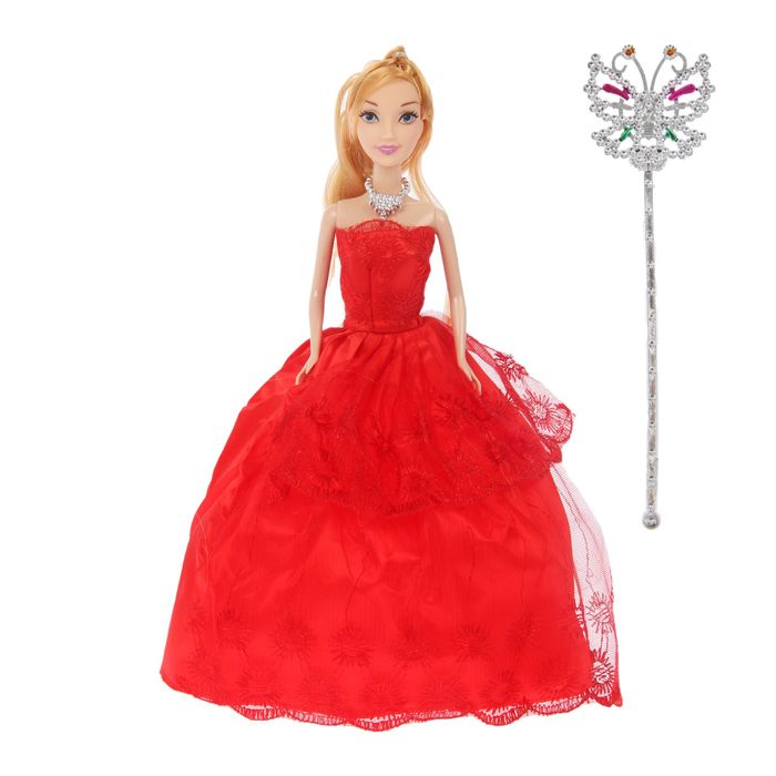 Кукла модель "Мери" в бальном платье, с аксессуарами, МИКС