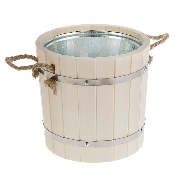 Запарник 7 л с оцинкованной вставкой, нержавеющий обод ПРОМО